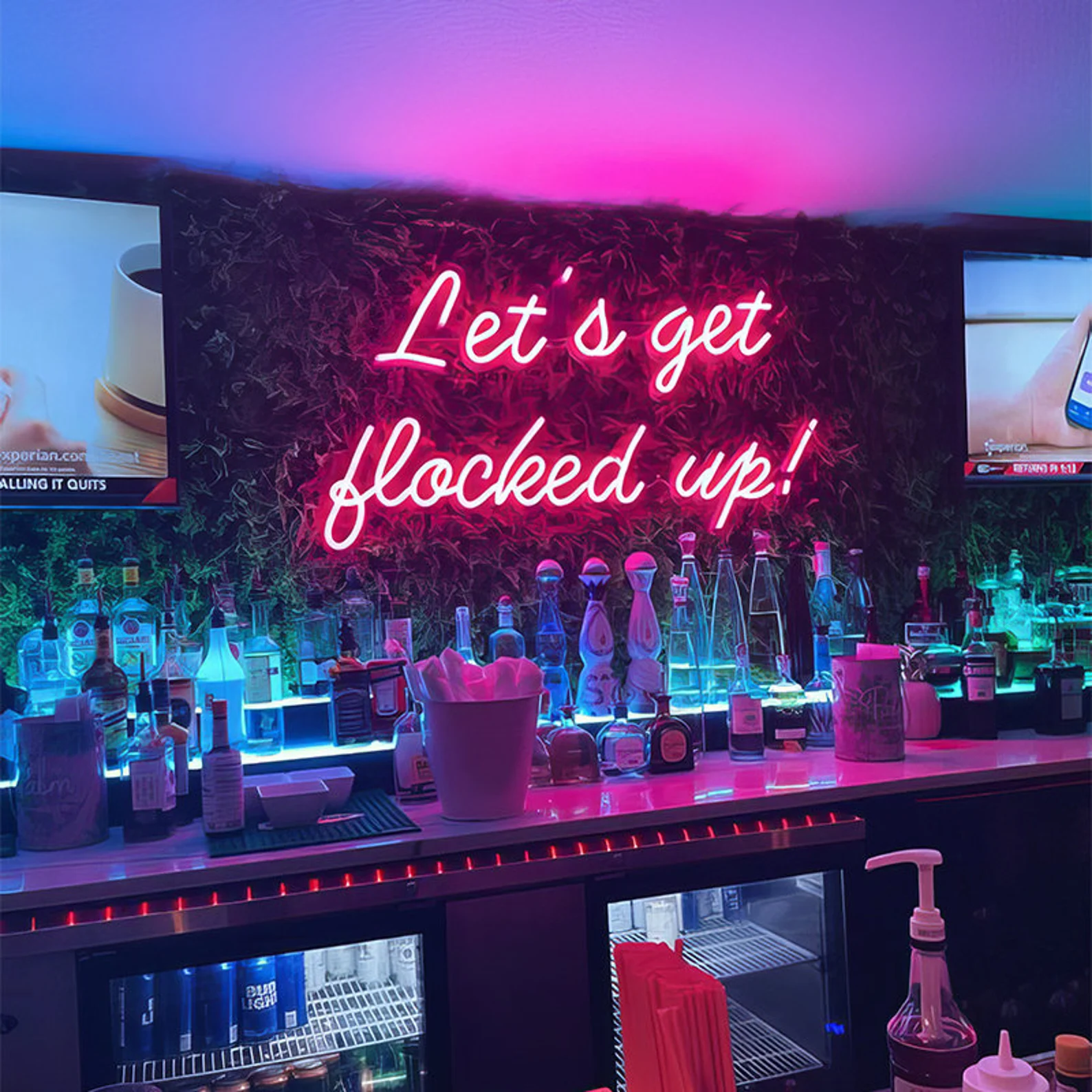 Sip in Style - Custom Bar Name Neon Sign photo review